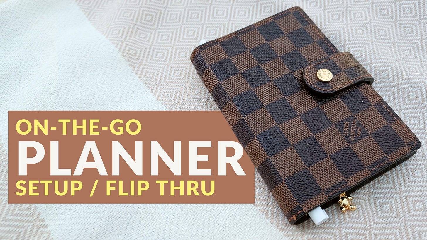 On-the-go pocket planner setup/flip thru On-the-go pocket planner setup/flip thru