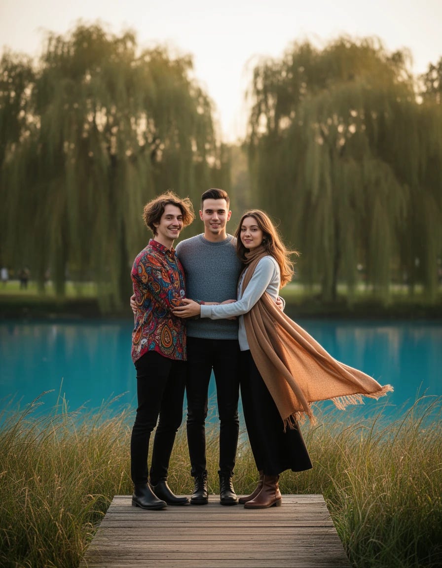 Throuple of 3 pansexuals Throuple of 3 pansexuals