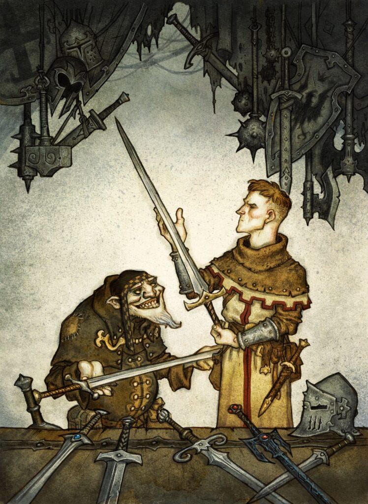 Dragonbane Weapon Salesman