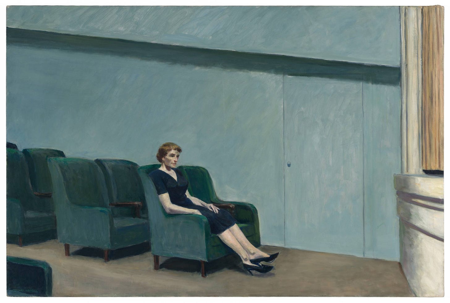 Edward Hopper, Intermission, 1963 · SFMOMA