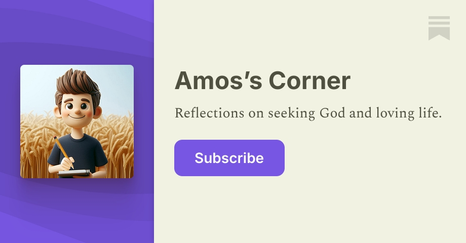 Amos’s Corner | Substack