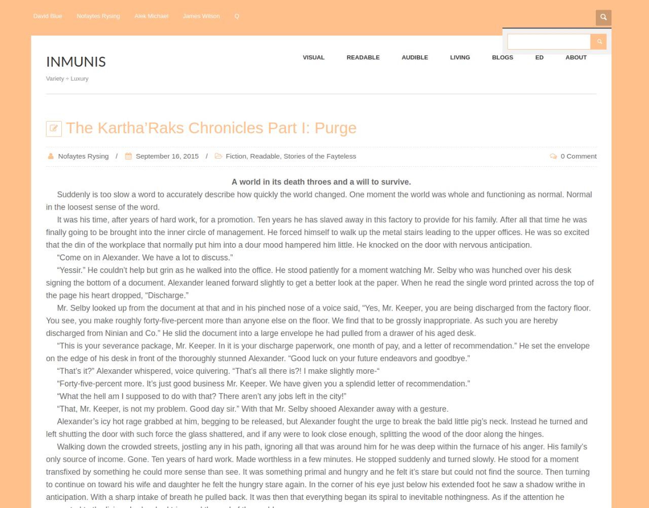 Inmunis Version 1 Web Capture