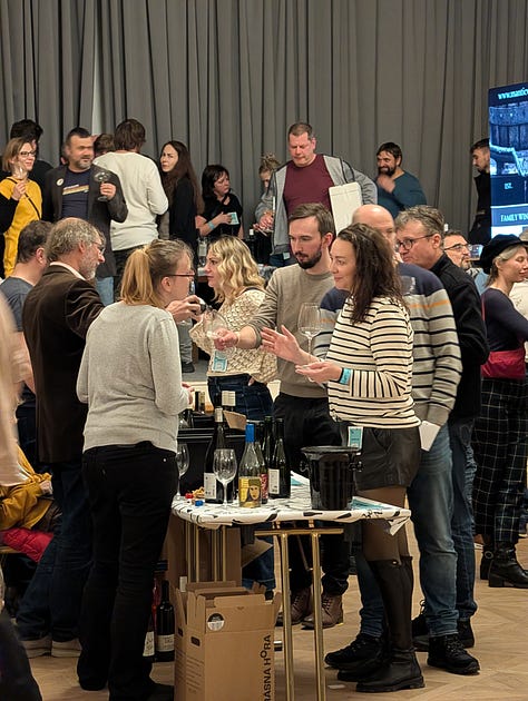 winemakers and tasters at Bottled Alive 2026, Tábor, Czechia