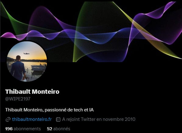 Thibault Monteiro compte X