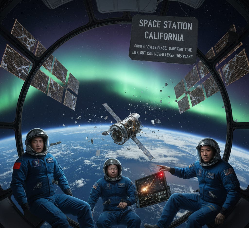 A group of astronauts in space

AI-generated content may be incorrect.