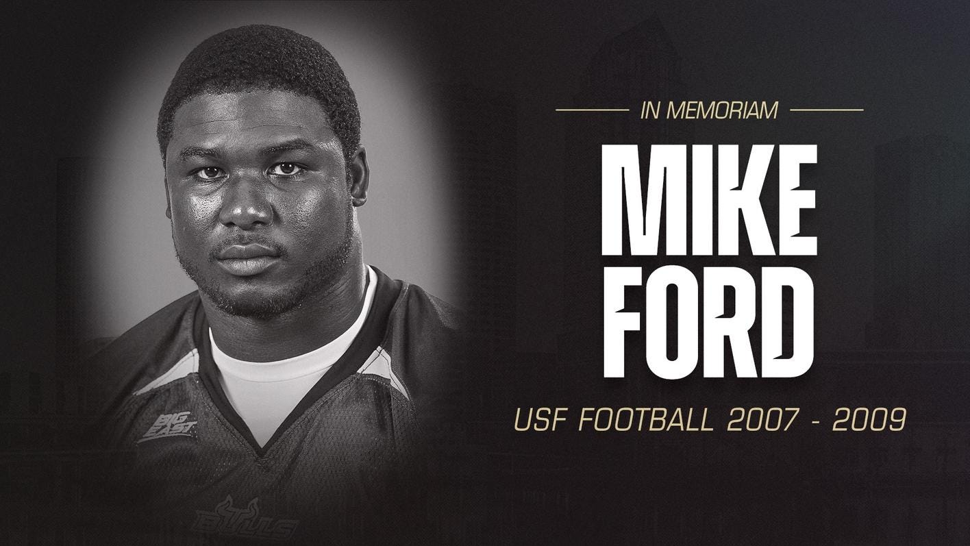Mike Ford, USF Football 2007-2009 Mike Ford, USF Football 2007-2009