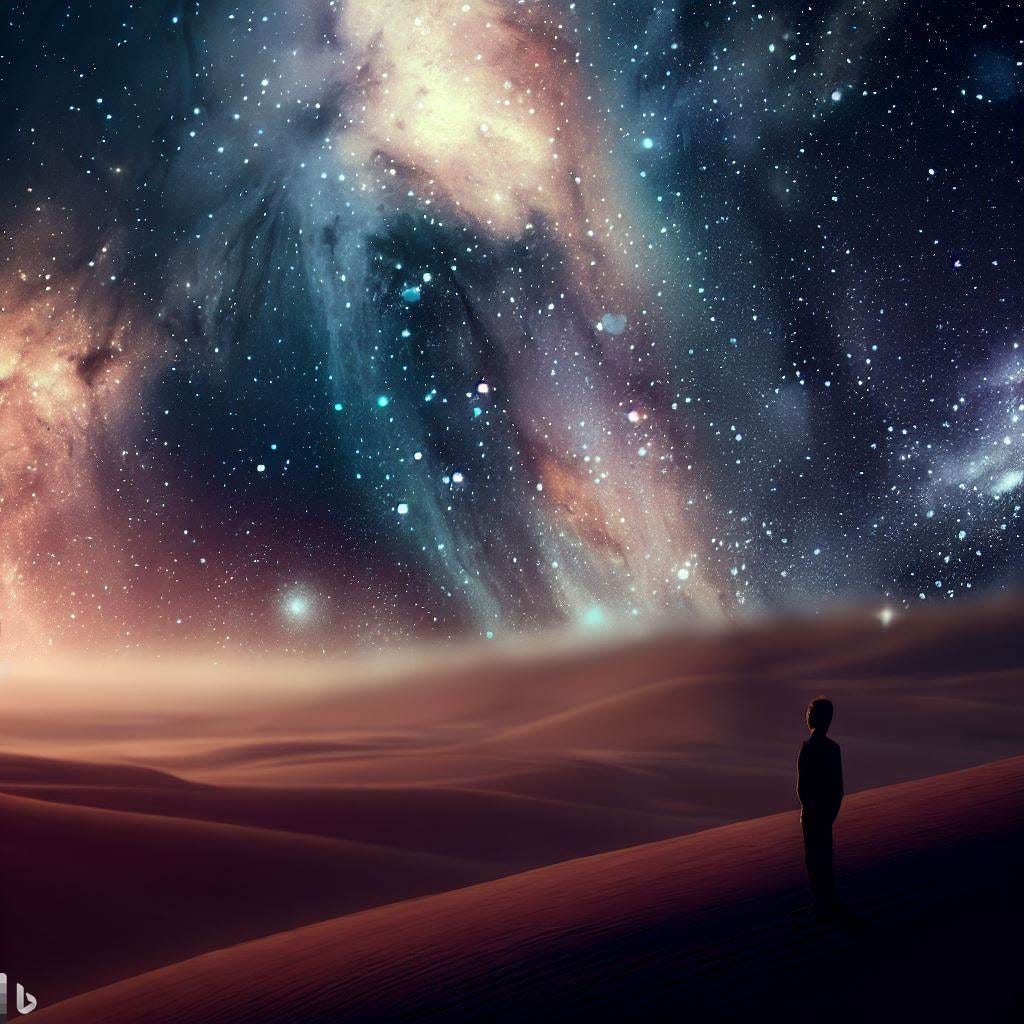 How can I find peace and tranquility in my own mind? Is the Universe agitated or is it all in my mind? How can meditation help me achieve inner peace? Can observing the night sky and the desert at night provide a sense of calm and insignificance? What techniques can I use to quiet my overactive mind? How can I overcome stress and anxiety through meditation and mindfulness? Is it possible to find tranquility and stillness within myself, regardless of external circumstances? What are the benefits of practicing meditation and mindfulness? Can observing my mind as an outside observer help me find inner peace? How can I cultivate a sense of balance and serenity in my daily life? How can I find peace and tranquility in my own mind? Is the Universe agitated or is it all in my mind? How can meditation help me achieve inner peace? Can observing the night sky and the desert at night provide a sense of calm and insignificance? What techniques can I use to quiet my overactive mind? How can I overcome stress and anxiety through meditation and mindfulness? Is it possible to find tranquility and stillness within myself, regardless of external circumstances? What are the benefits of practicing meditation and mindfulness? Can observing my mind as an outside observer help me find inner peace? How can I cultivate a sense of balance and serenity in my daily life?