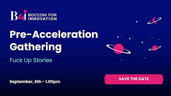 Pre-Acceleration Gathering -  Fuck Up Stories