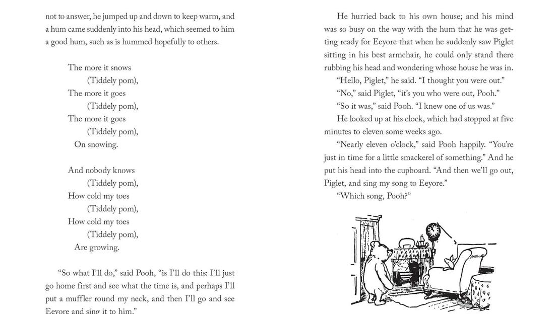 Page from Winnie-the-Pooh 100th Anniversary Edition Page from Winnie-the-Pooh 100th Anniversary Edition