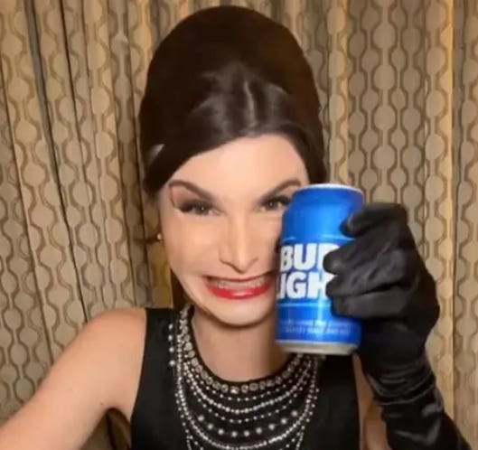 Bud Light, RIP (1982-2023). Dylan Mulvaney advertising Bud Light.