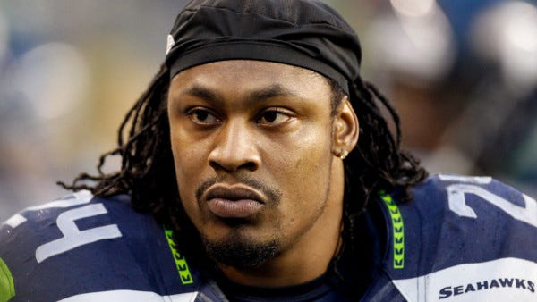 marshawn lynch big push for seattle seahawks super bowl 50 2015 marshawn lynch big push for seattle seahawks super bowl 50 2015