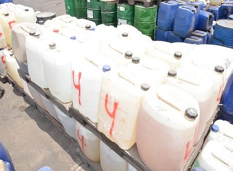 seized from drug cartels