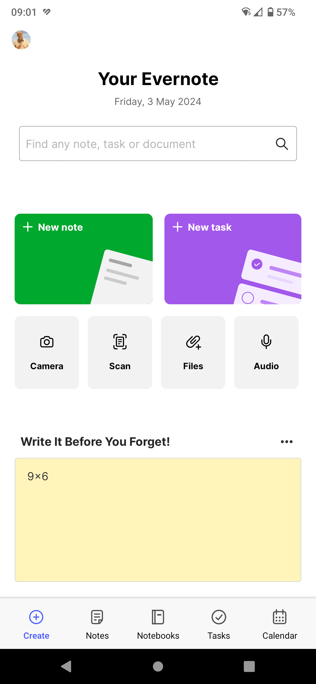 Evernote Launch New Mobile Home Screen for iOS and Android. Much faster!