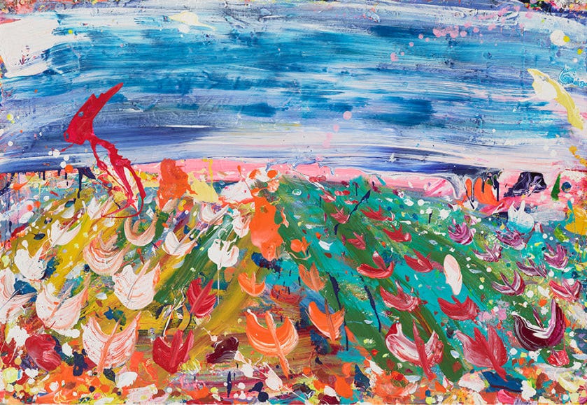 Brendan Cass  Olst, 2008  acrylic on canvas  54 x 78 inches