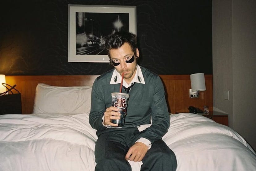 Harry Styles's "Aperture" Lips Shirt Is a Prada Deep Cut