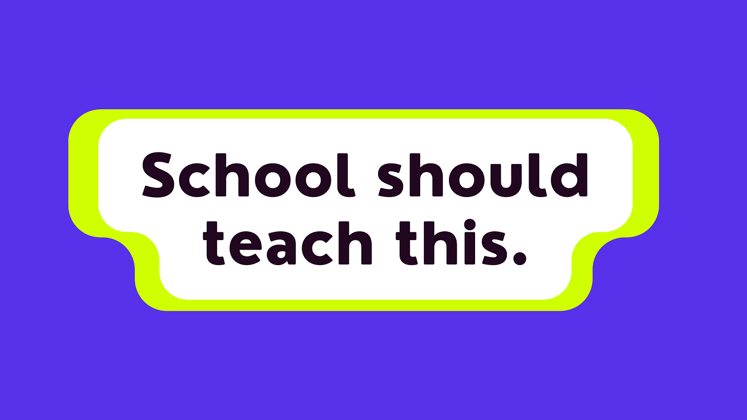 The career habits school never taught me The career habits school never taught me