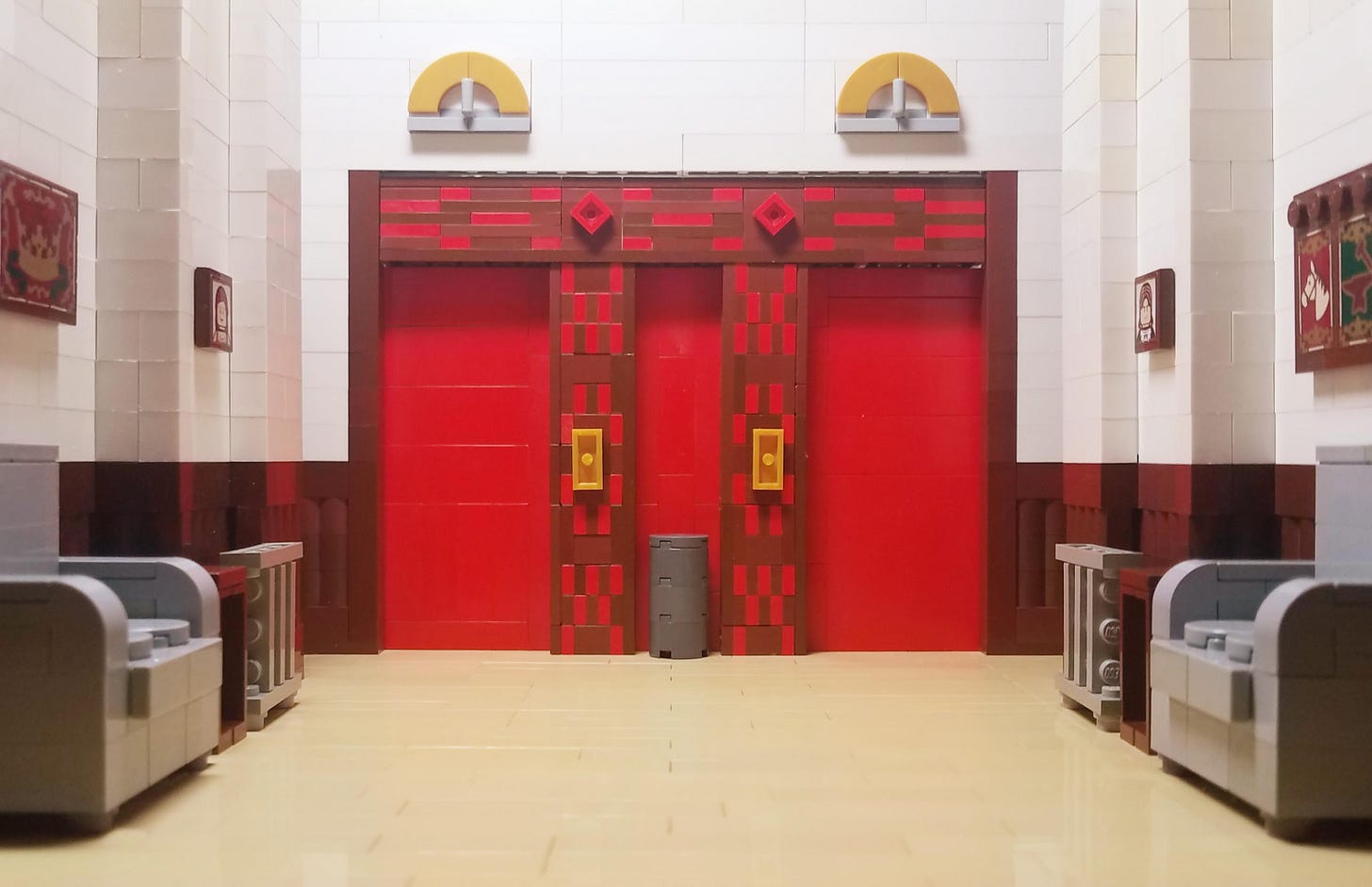 r/lego - THE SHINING's blood elevators