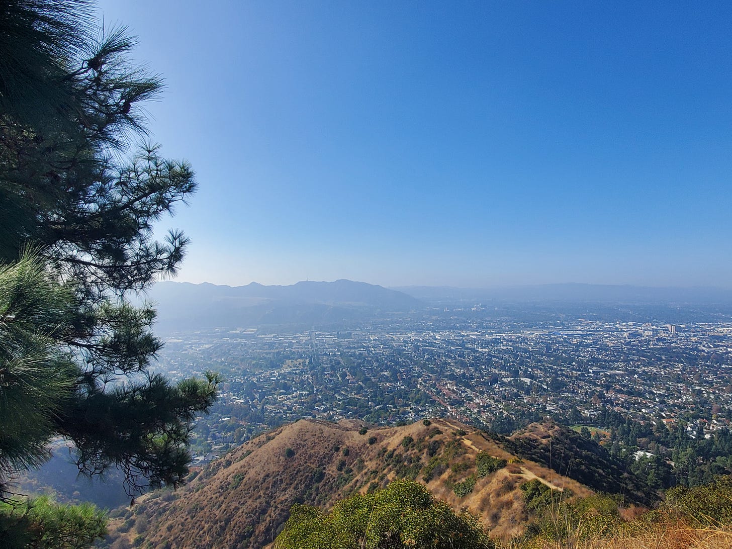 city view hiking