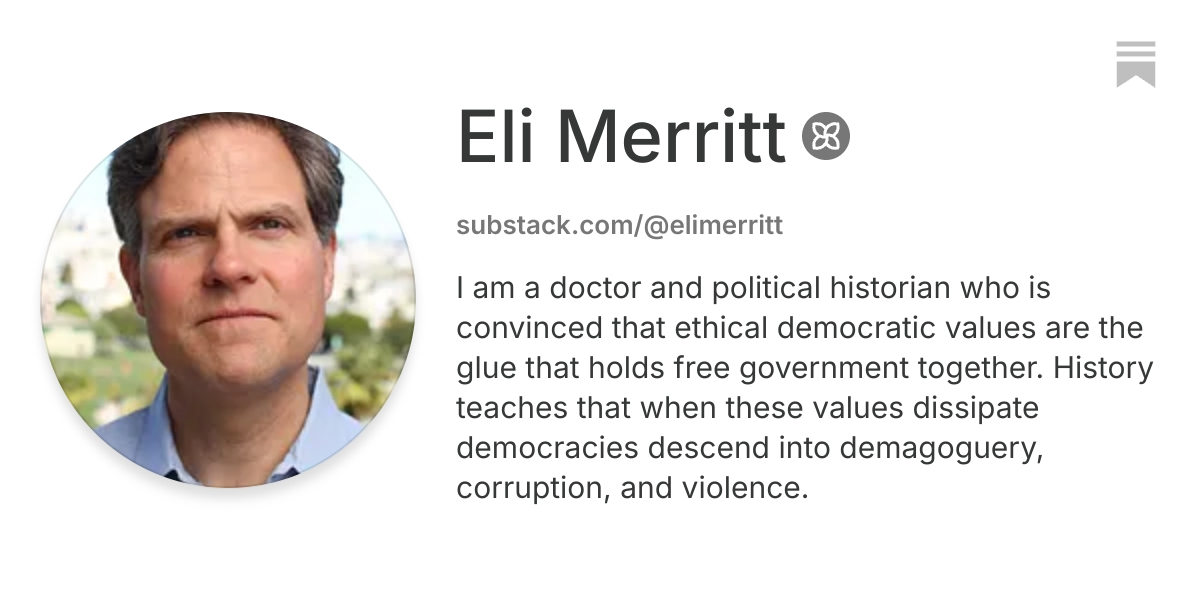 Eli Merritt | Substack