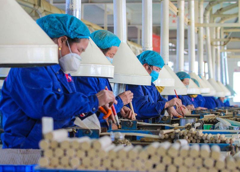 China's latest official labor survey findings