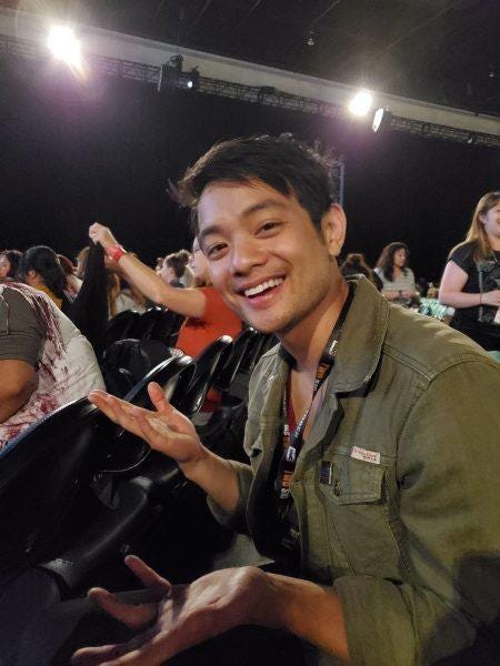 Osric Chau at Supernatural final Comic Con panel 2019 Osric Chau at Supernatural final Comic Con panel 2019