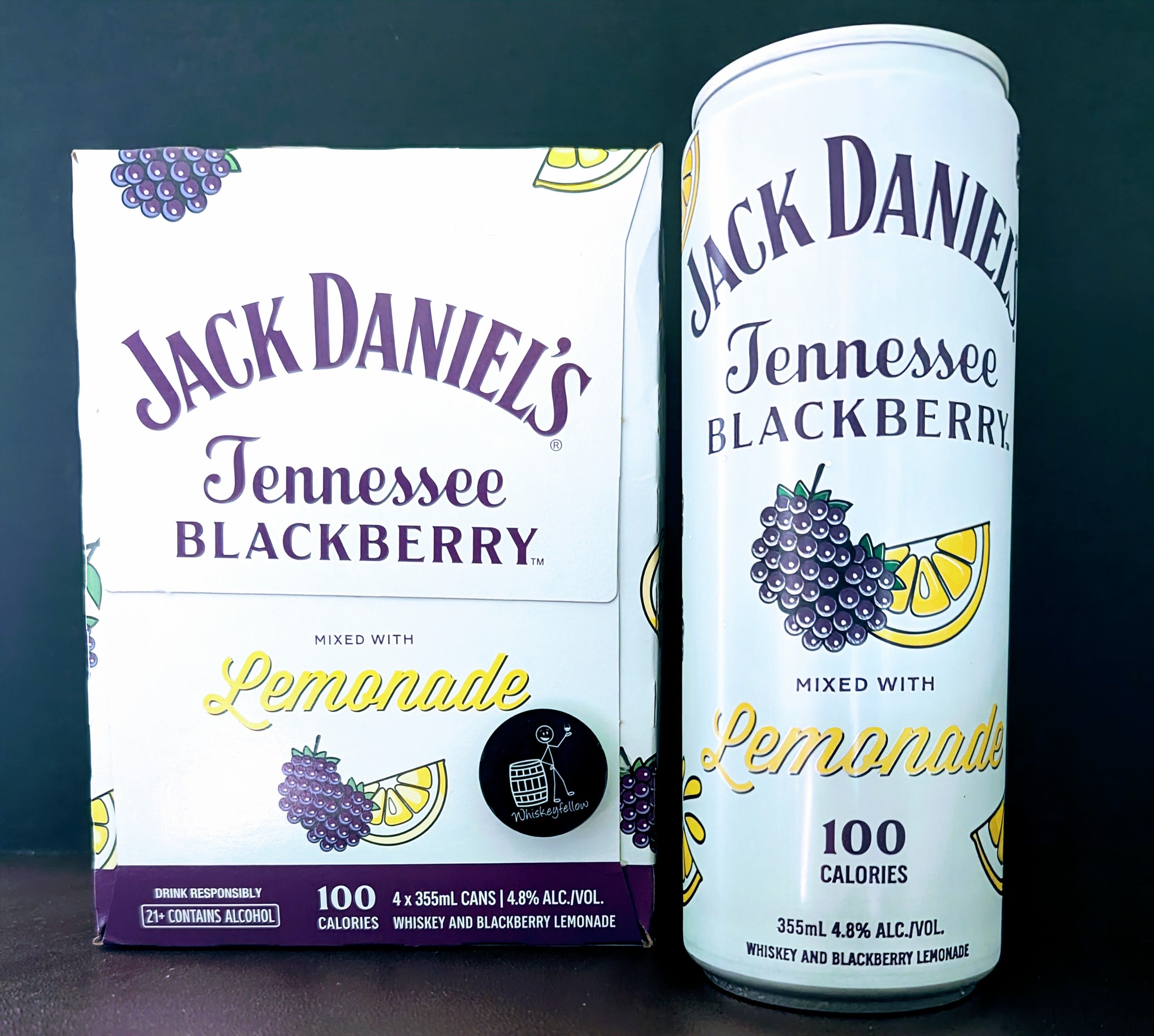 Jack Daniel's Tennessee Blackberry Mixed With Lemonade RTD Review