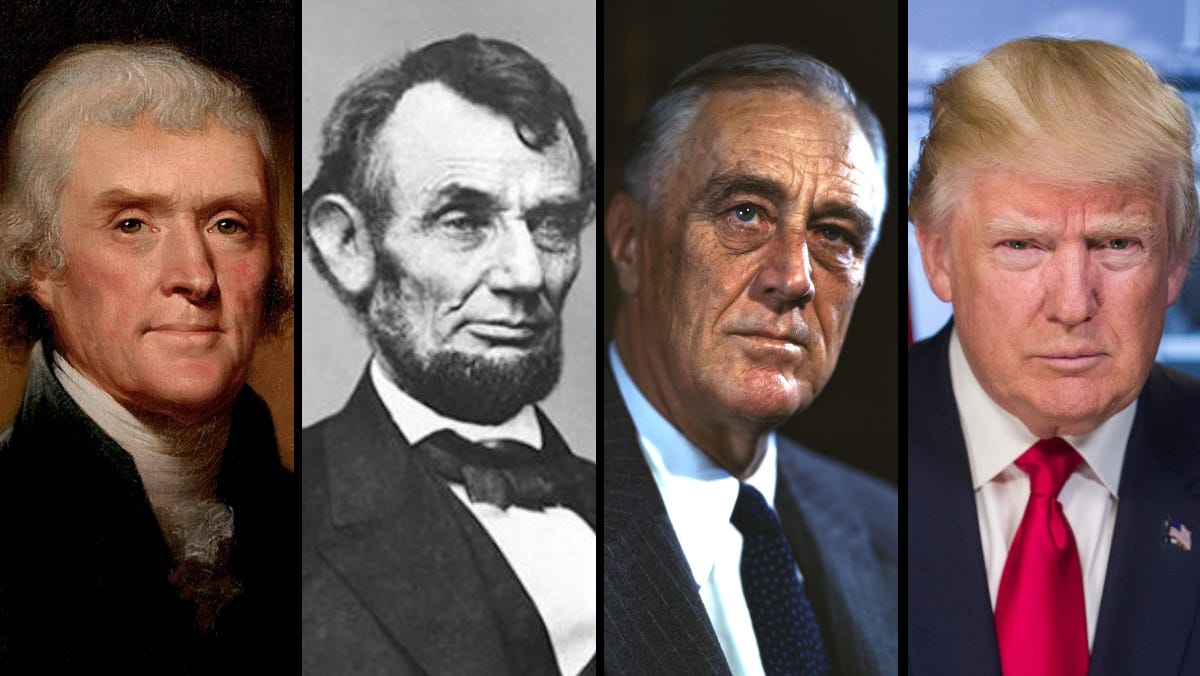 Presidents Trump, Jefferson, Lincoln, and FDR - Newt Gingrich