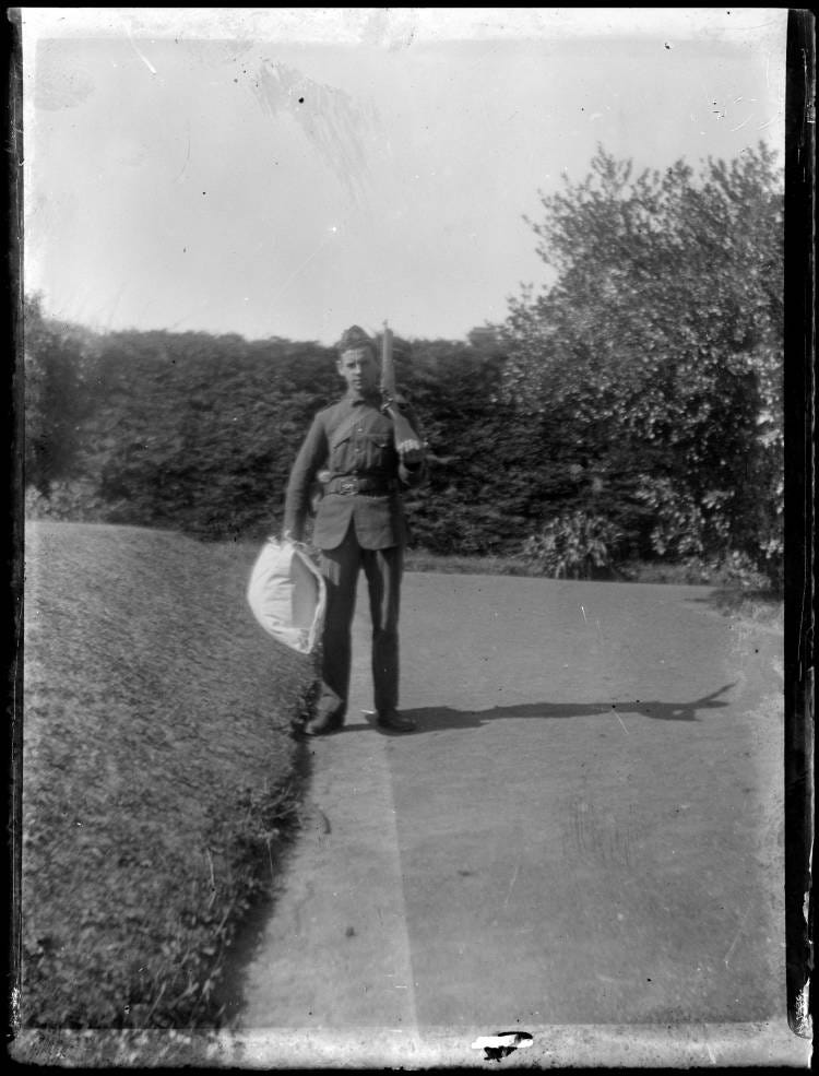 Harold? Spencer in military uniform