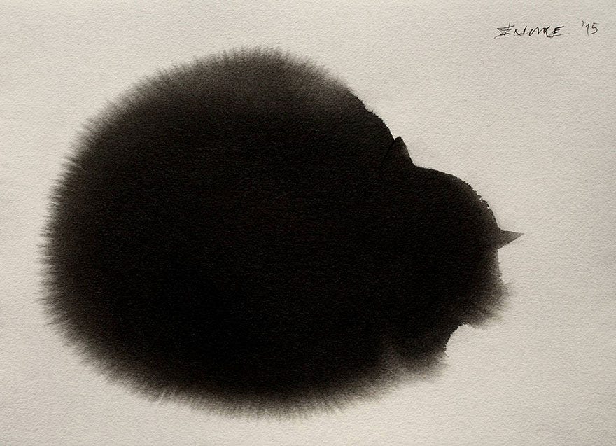 Gloomy Watercolor Cats Slowly Bleeding Into The Paper | Bored Panda Gloomy Watercolor Cats Slowly Bleeding Into The Paper | Bored Panda