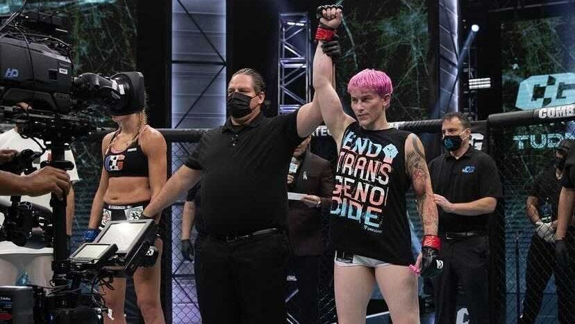 Transgender fighter Alana McLaughlin submits Celine Provost in MMA debut