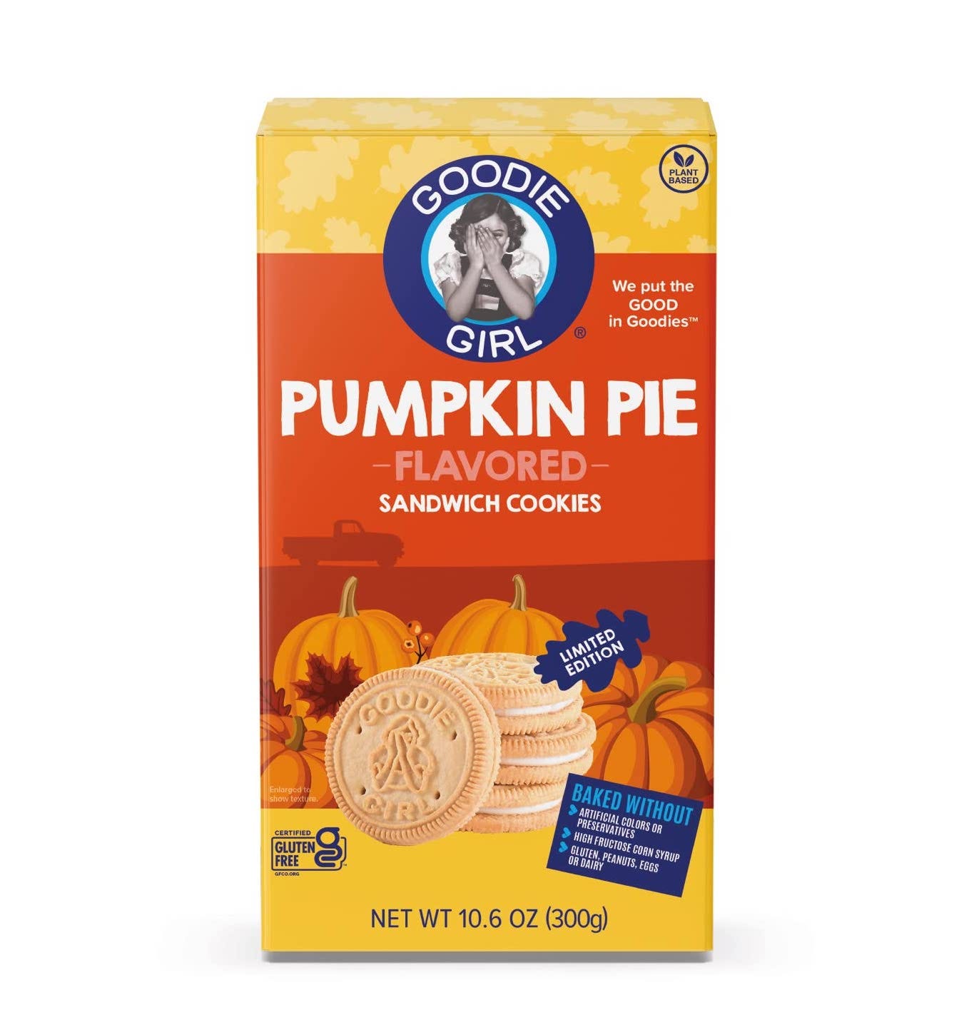 goodie girl pumpkin pie sandwich cookies