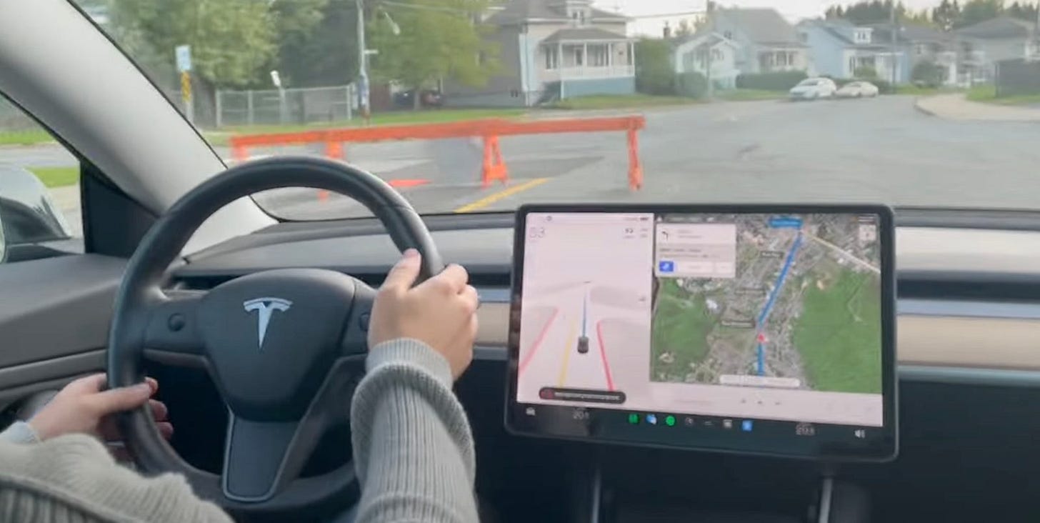 Tesla Full Self-Driving Beta 10.69 barrier Tesla Full Self-Driving Beta 10.69 barrier
