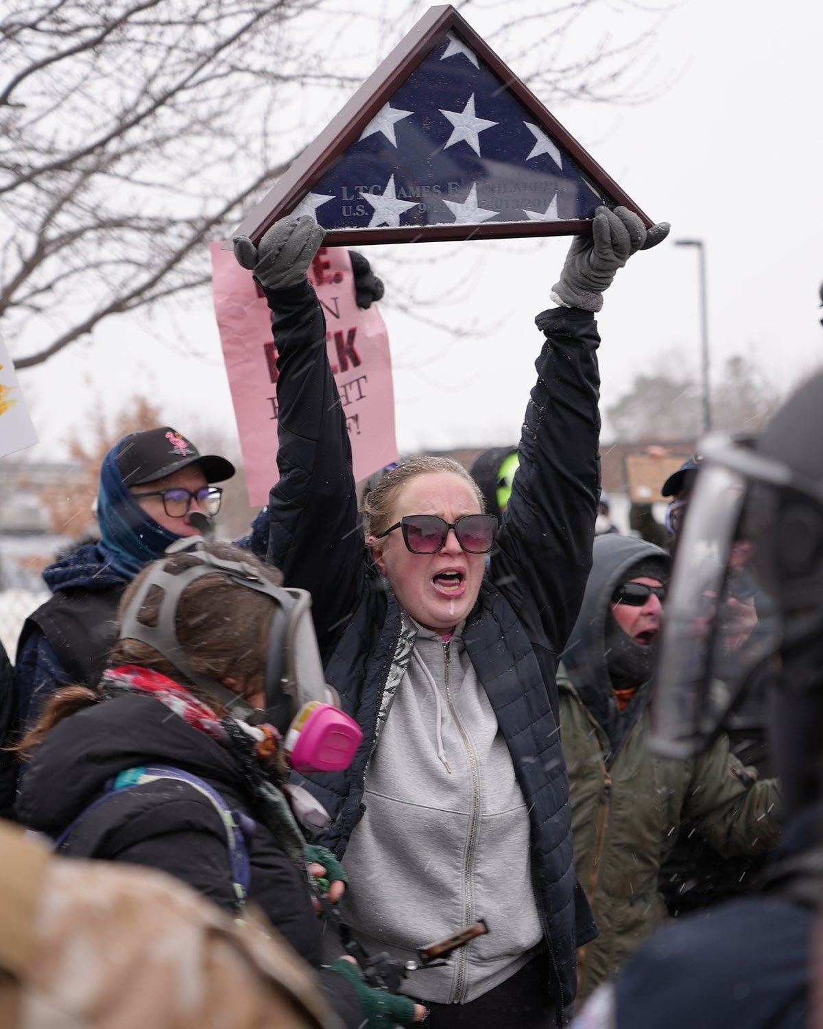 Anti-ICE protest in Minneapolis