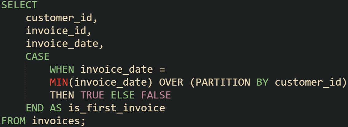 Adding Flags for First or Last Rows in SQL Results