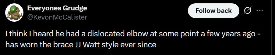 Jimmy Rolder right elbow injury possible diagnosis of dislocated elbow Jimmy Rolder right elbow injury possible diagnosis of dislocated elbow