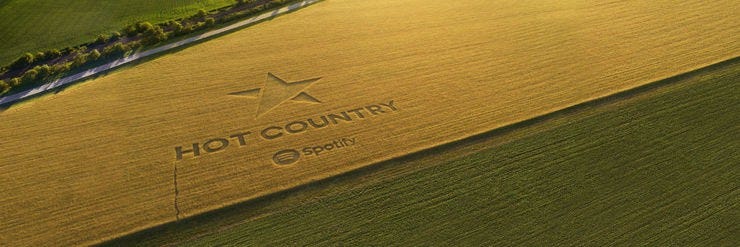 Spotify hot country