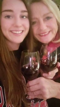 Two women drinking wine Two women drinking wine