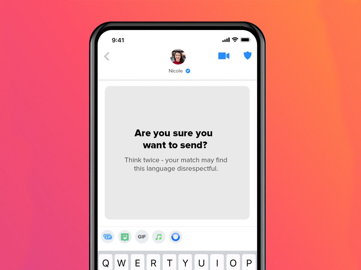 Tinder releases 'Are You Sure?' feature to stop harmful messages before  they happen