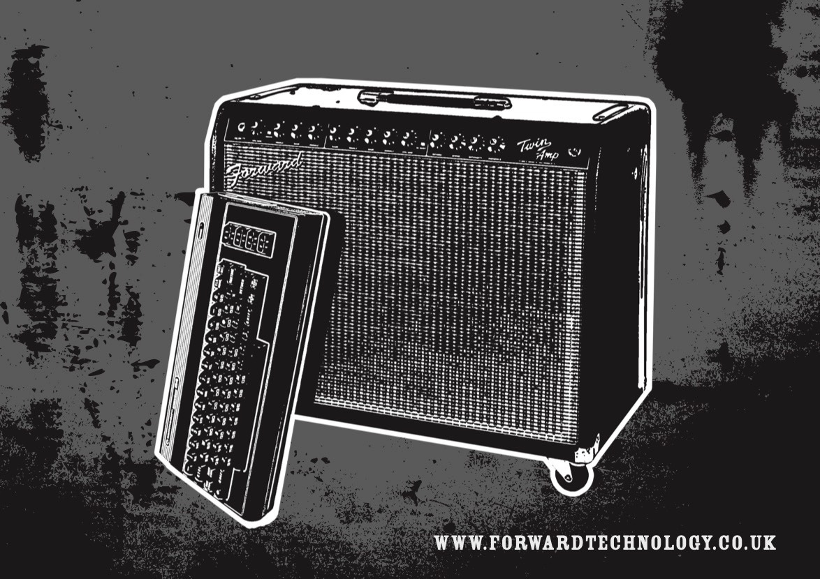A black and white illustration of a Fender Twin Amp guitar amplifier with a Commodore 64 computer leaning against it, representing the "rockstar developer" mythology of the mid-2000s tech startup culture. A black and white illustration of a Fender Twin Amp guitar amplifier with a Commodore 64 computer leaning against it, representing the "rockstar developer" mythology of the mid-2000s tech startup culture.