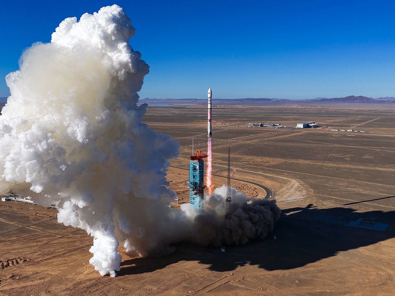 Chinese rocket launching