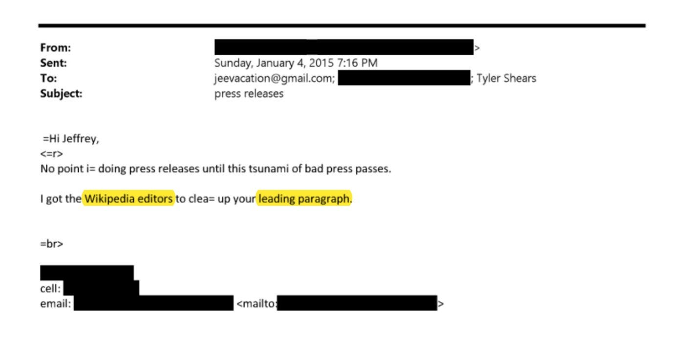 The claim, 4 January 2015. EFTA02514346.