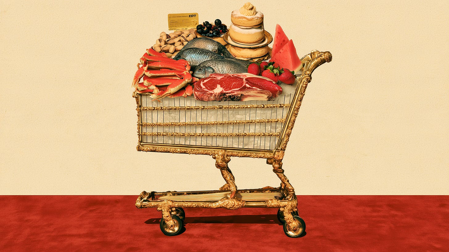 California Sends Luxury Foods to Welfare Recipients California Sends Luxury Foods to Welfare Recipients