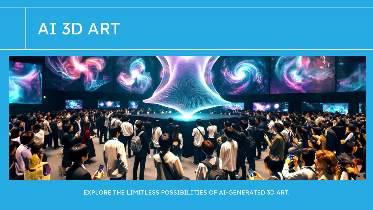 AI 3D Art, Real-Time 3D Art, Stunning 3D Creations, Free 3D Art Software, Accessible 3D Technology, AI-enhanced Rendering, Lifelike 3D Scenes, Machine Learning in Art, AI Art Journey, Virtual Masterpiece Creation