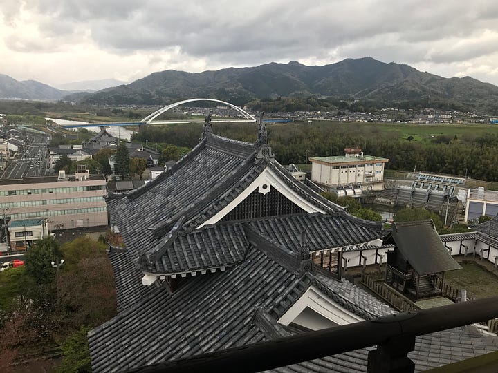 Fukuchiyama Castle and views