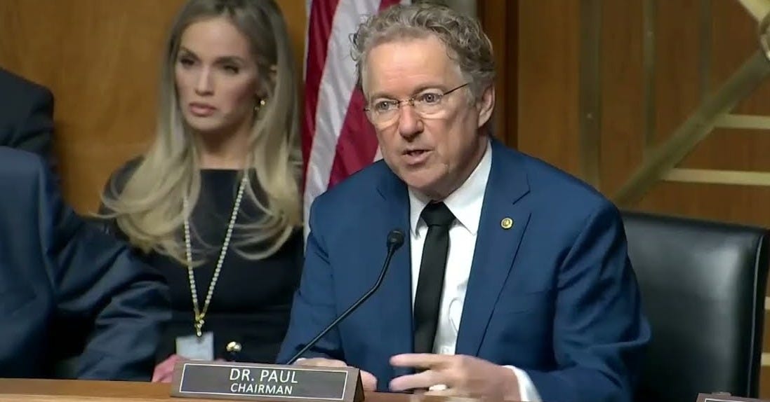 WATCH: Sen. Paul makes opening statement in Mullin’s DHS confirmation  hearing