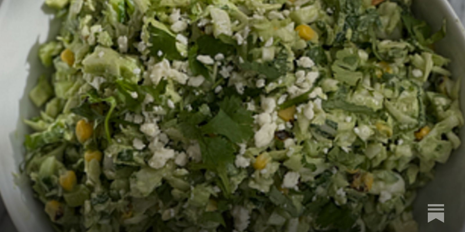 mexican green goddess chopped salad - by ashley