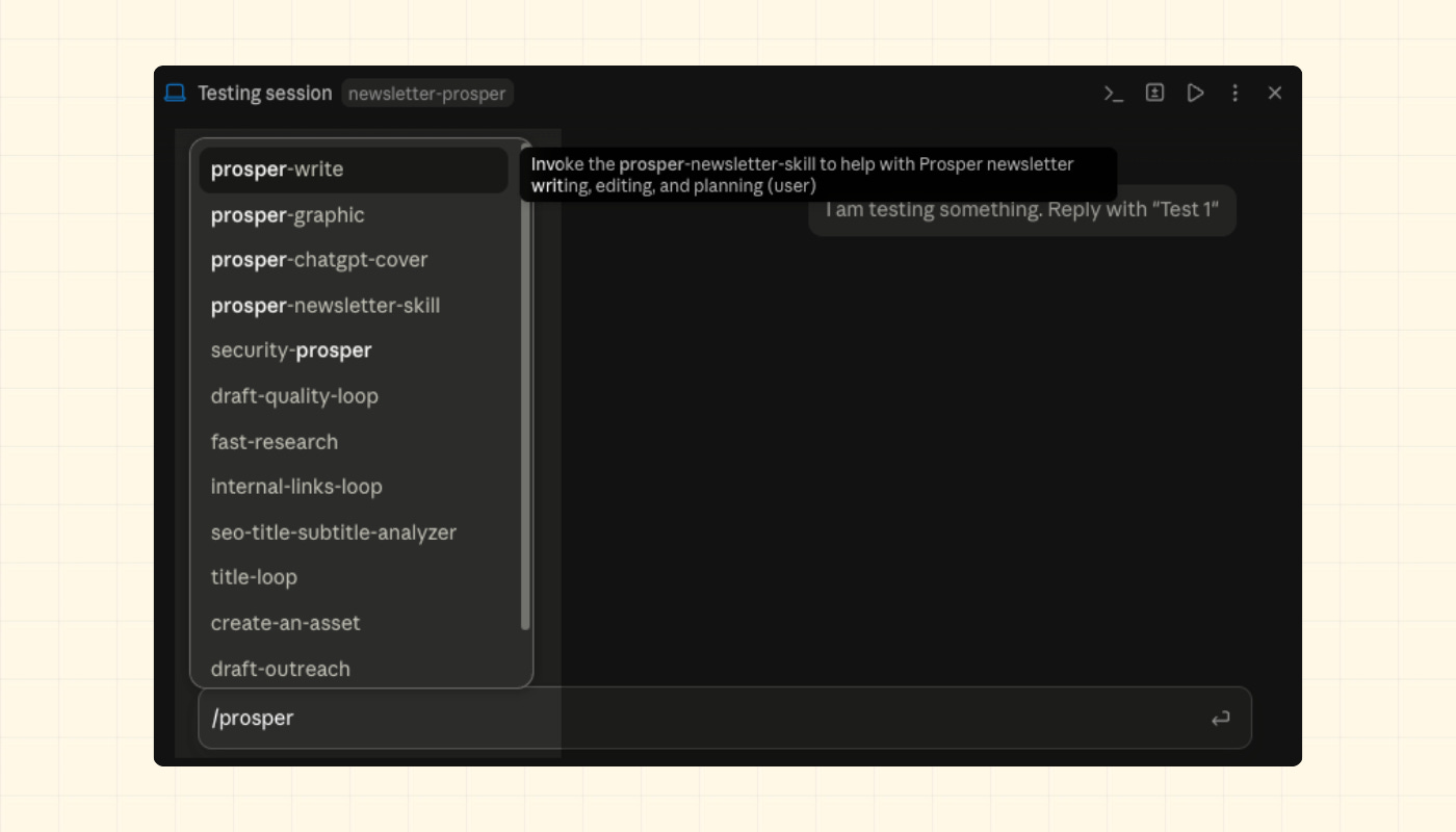 Same skill list in Claude Code desktop app