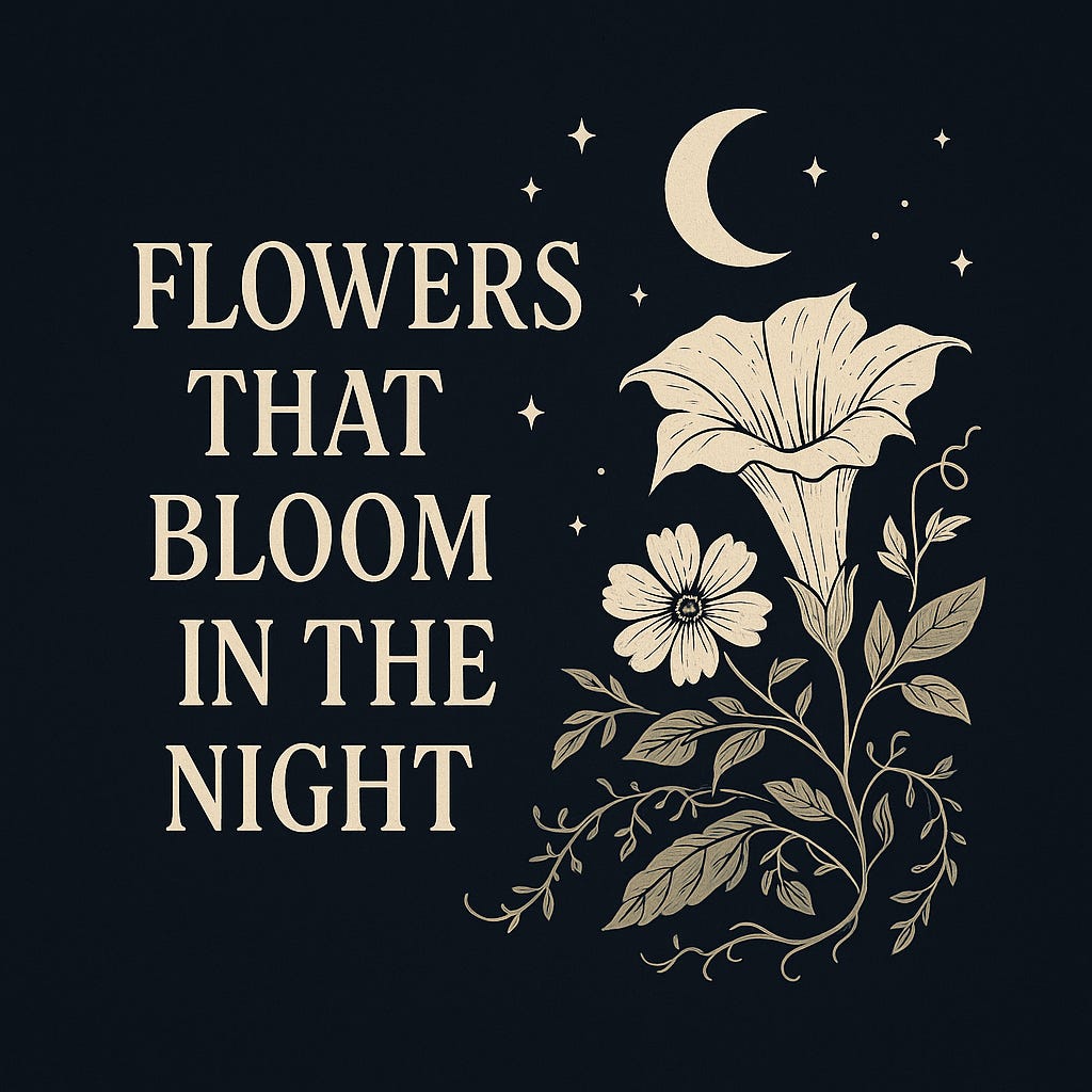 Flowers That Bloom In The Night logo