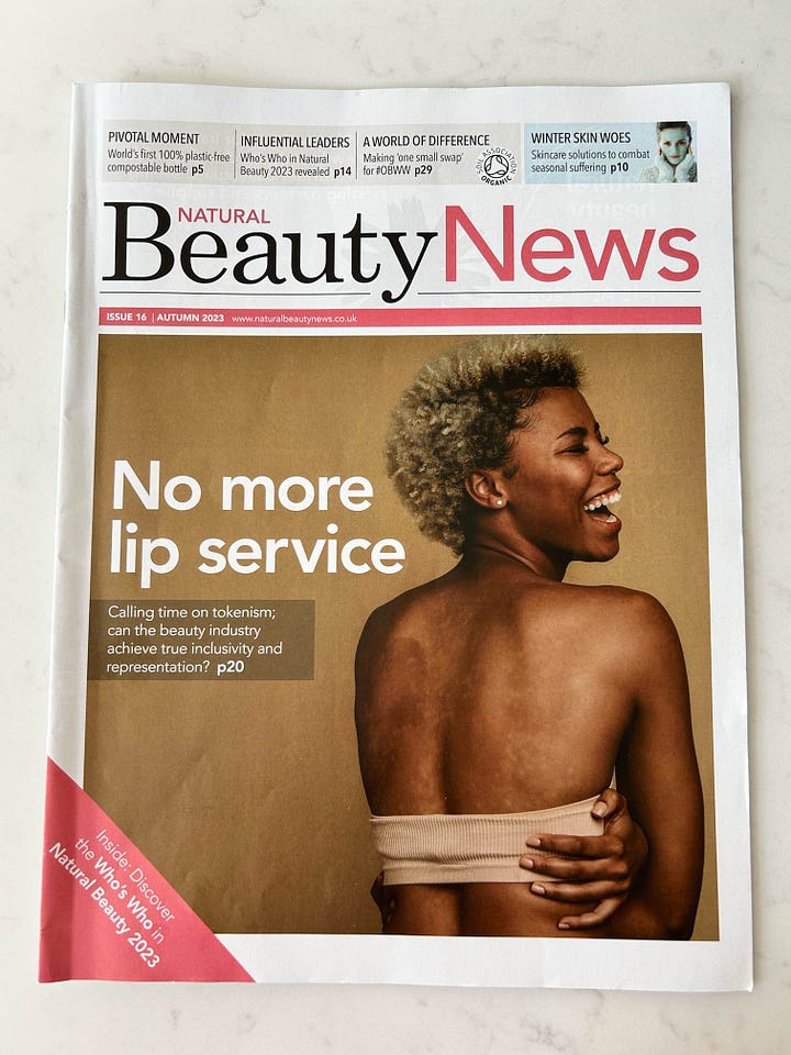 Who's who in natural beauty awards spread
