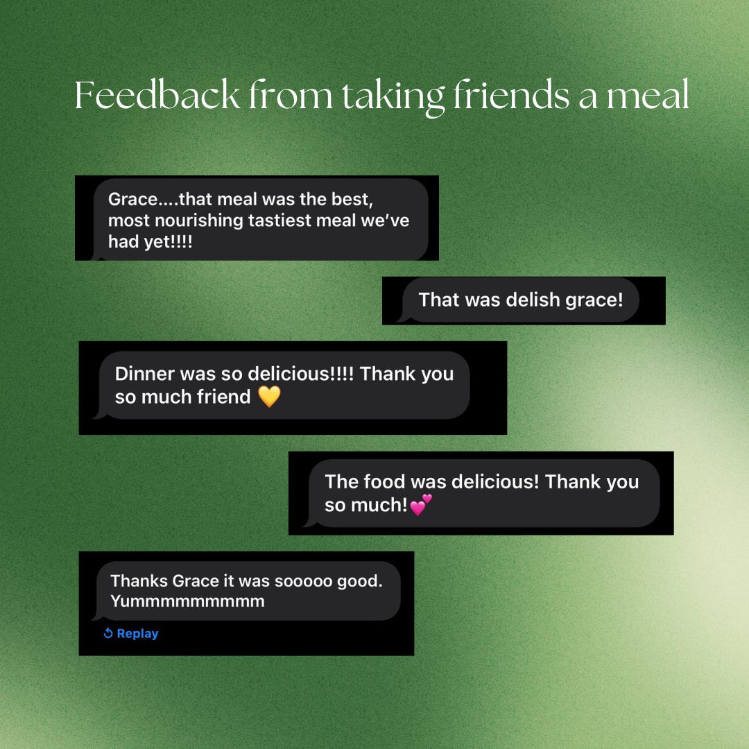 feedback from taking friends a meal - kind messages about delicious food feedback from taking friends a meal - kind messages about delicious food